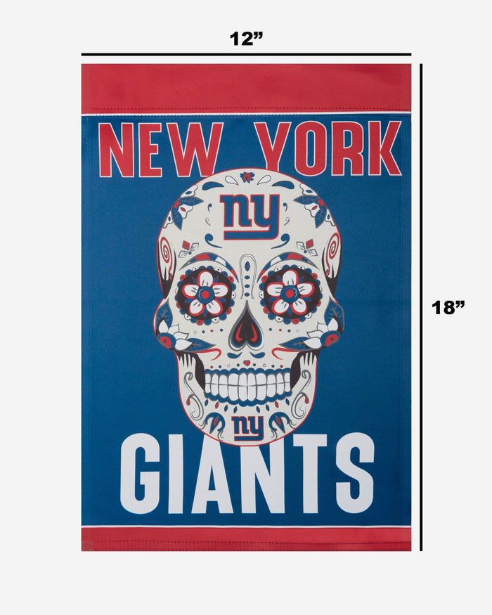 New York Giants Day Of The Dead Garden Flag FOCO - FOCO.com