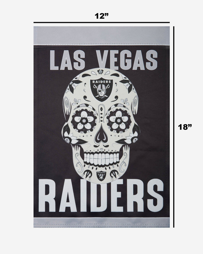 Las Vegas Raiders Day Of The Dead Garden Flag FOCO - FOCO.com