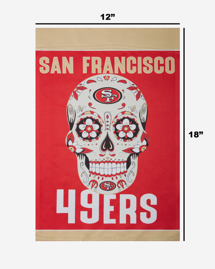 San Francisco 49ers Day of the Dead Garden Flag FOCO - FOCO.com