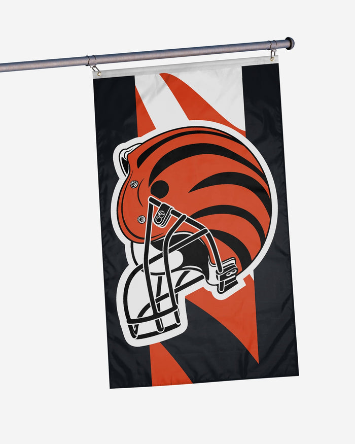 Cincinnati Bengals Helmet Horizontal Flag FOCO - FOCO.com