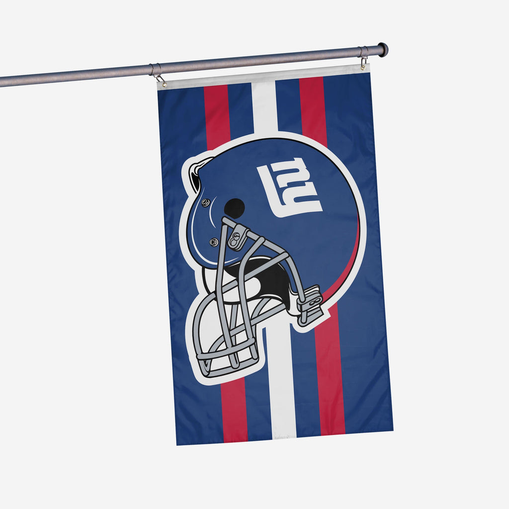 New York Giants Helmet Horizontal Flag FOCO - FOCO.com