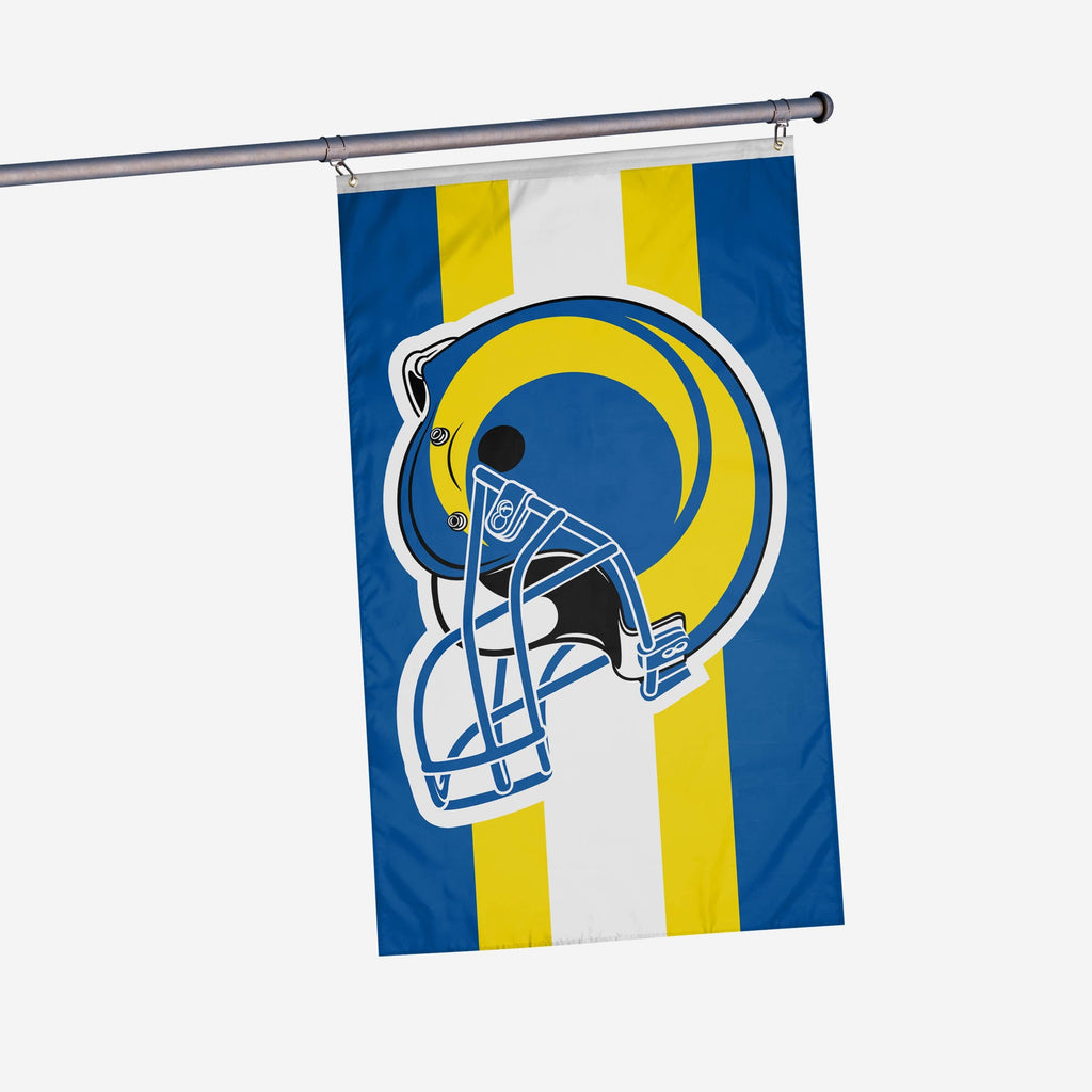 Los Angeles Rams Helmet Horizontal Flag FOCO - FOCO.com