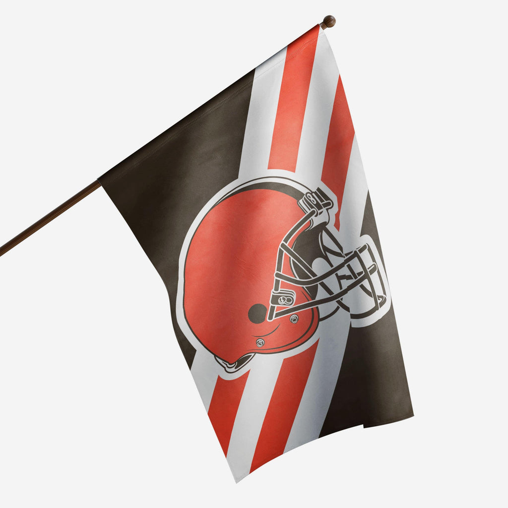 Cleveland Browns Helmet Vertical Flag FOCO - FOCO.com