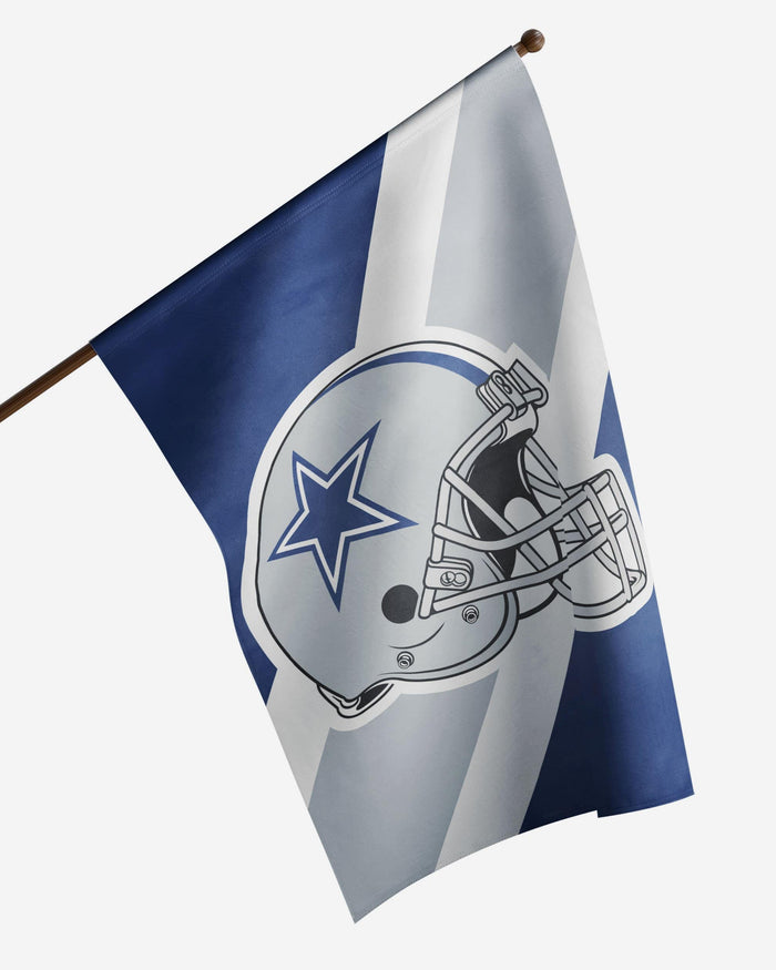 Dallas Cowboys Helmet Vertical Flag FOCO - FOCO.com
