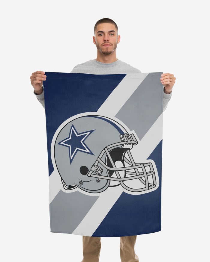 Dallas Cowboys Helmet Vertical Flag FOCO - FOCO.com