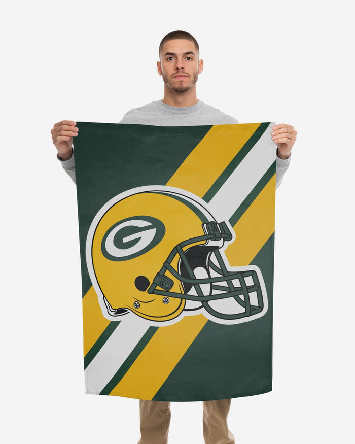 Green Bay Packers Helmet Vertical Flag FOCO - FOCO.com