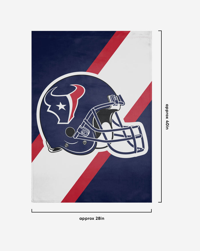 Houston Texans Helmet Vertical Flag FOCO - FOCO.com