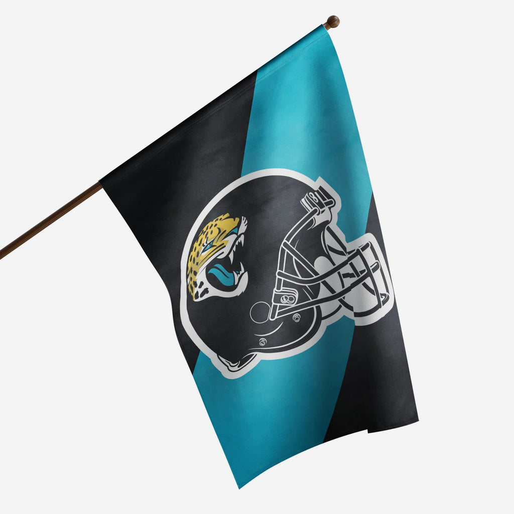 Jacksonville Jaguars Helmet Vertical Flag FOCO - FOCO.com