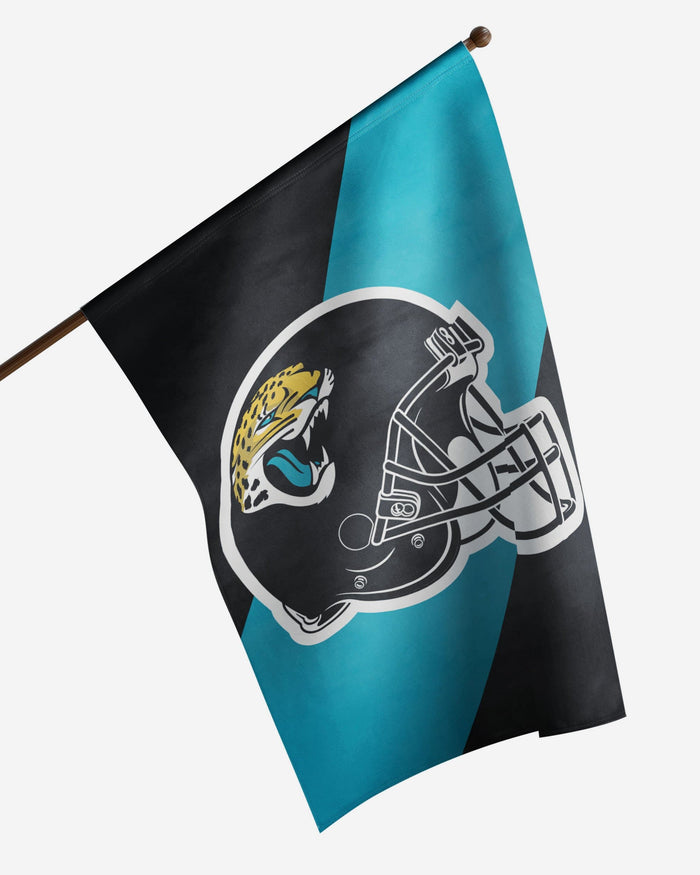 Jacksonville Jaguars Helmet Vertical Flag FOCO - FOCO.com