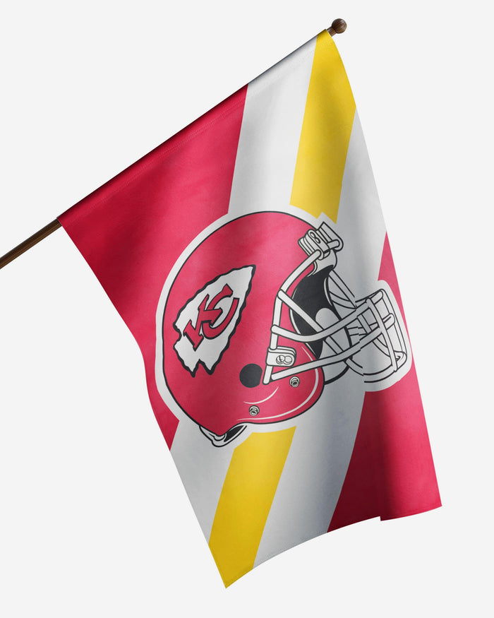 Kansas City Chiefs Helmet Vertical Flag FOCO - FOCO.com