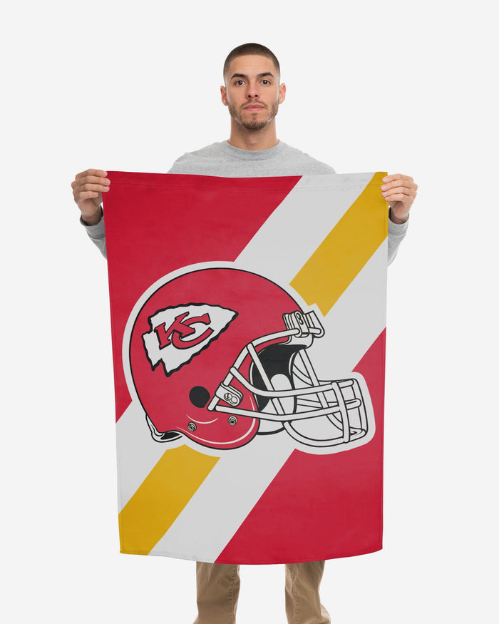 Kansas City Chiefs Helmet Vertical Flag FOCO - FOCO.com