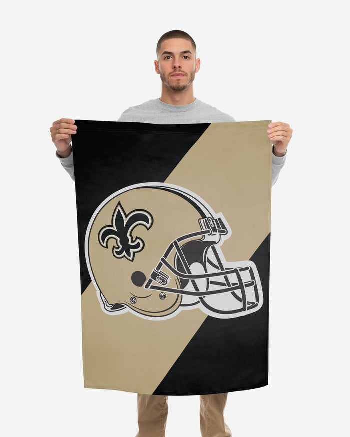 New Orleans Saints Helmet Vertical Flag FOCO - FOCO.com