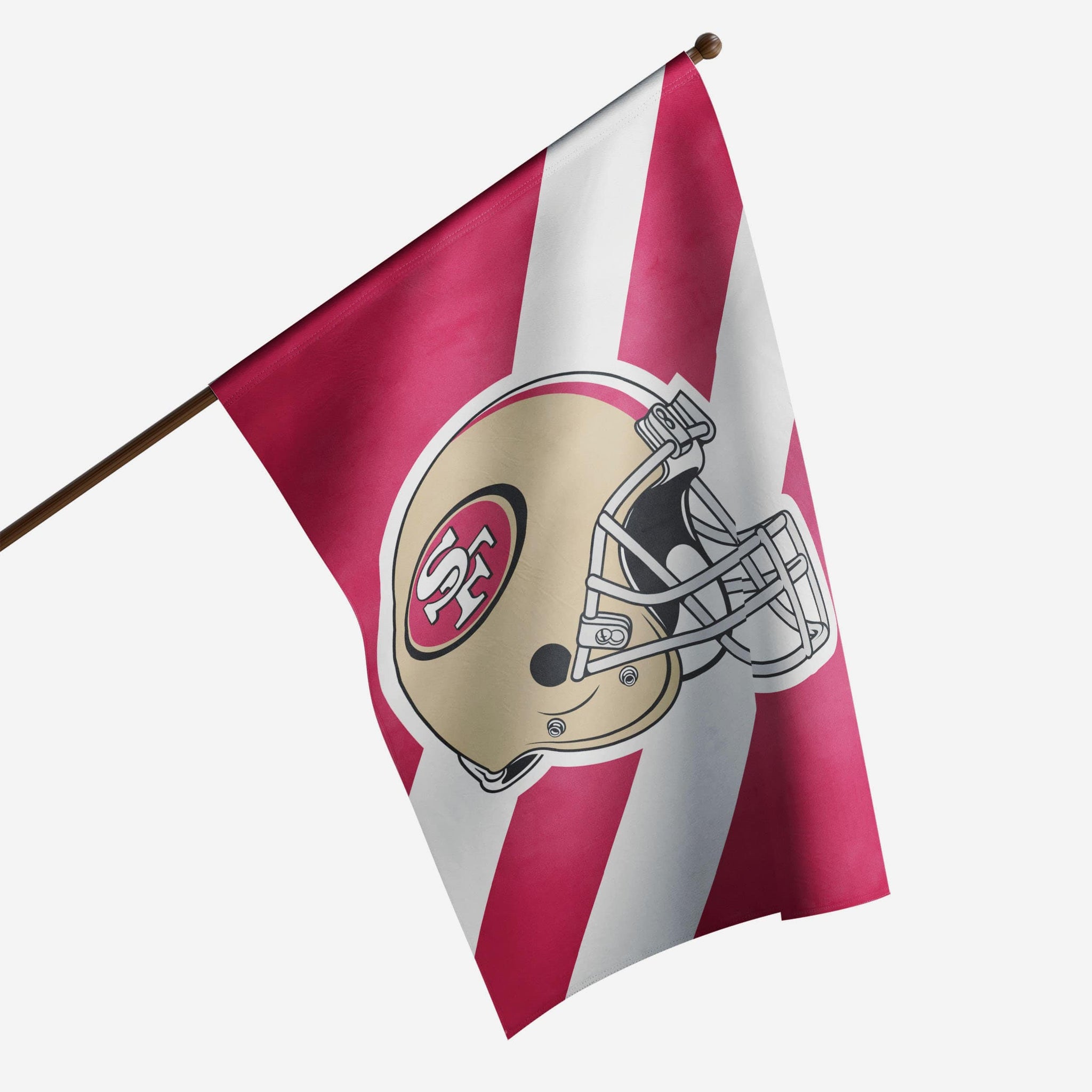 San Francisco 49ers Helmet Vertical Flag