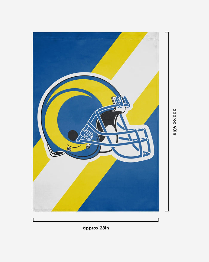 Los Angeles Rams Helmet Vertical Flag FOCO - FOCO.com