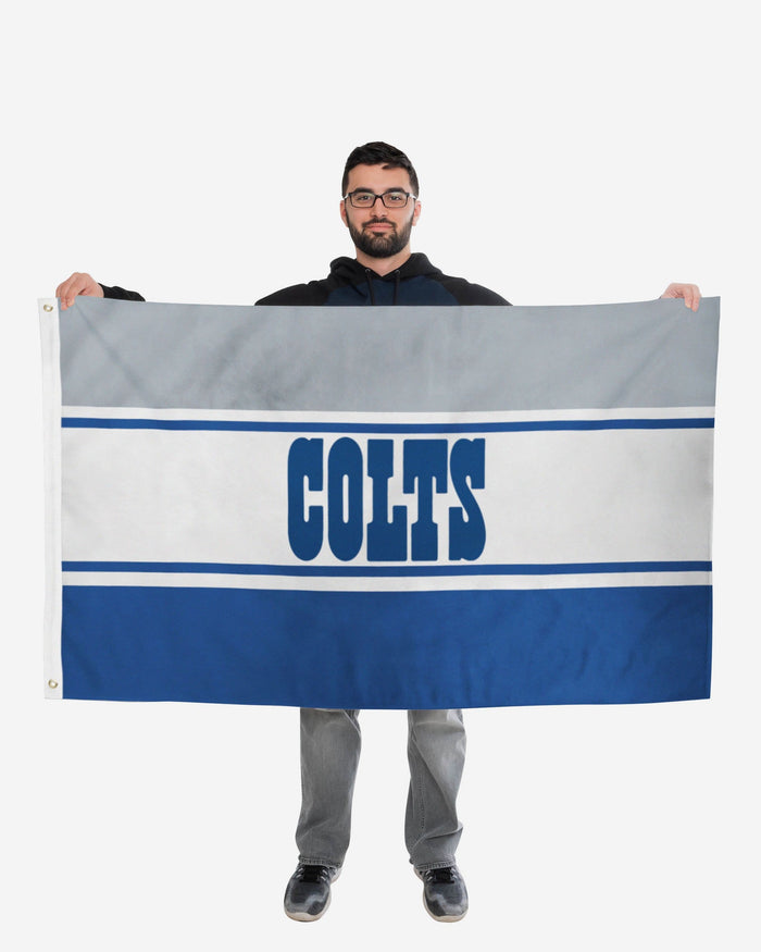 Indianapolis Colts Original Horizontal Flag FOCO - FOCO.com