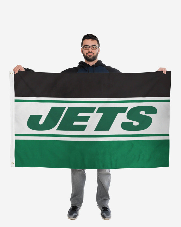 New York Jets Horizontal Flag FOCO - FOCO.com