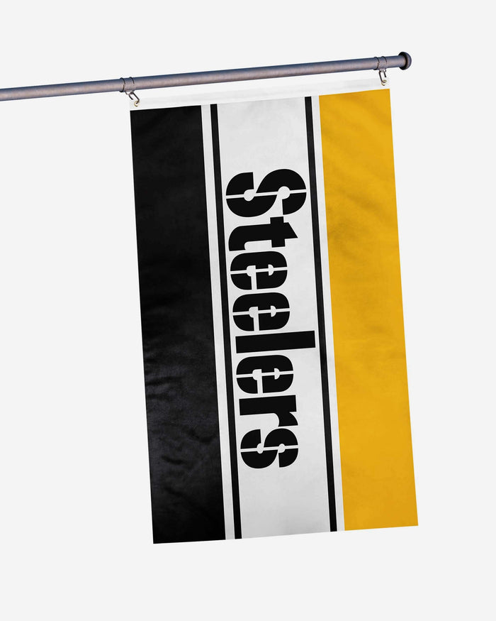 Pittsburgh Steelers Horizontal Flag FOCO - FOCO.com