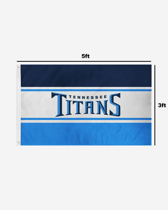 Tennessee Titans Horizontal Flag FOCO - FOCO.com