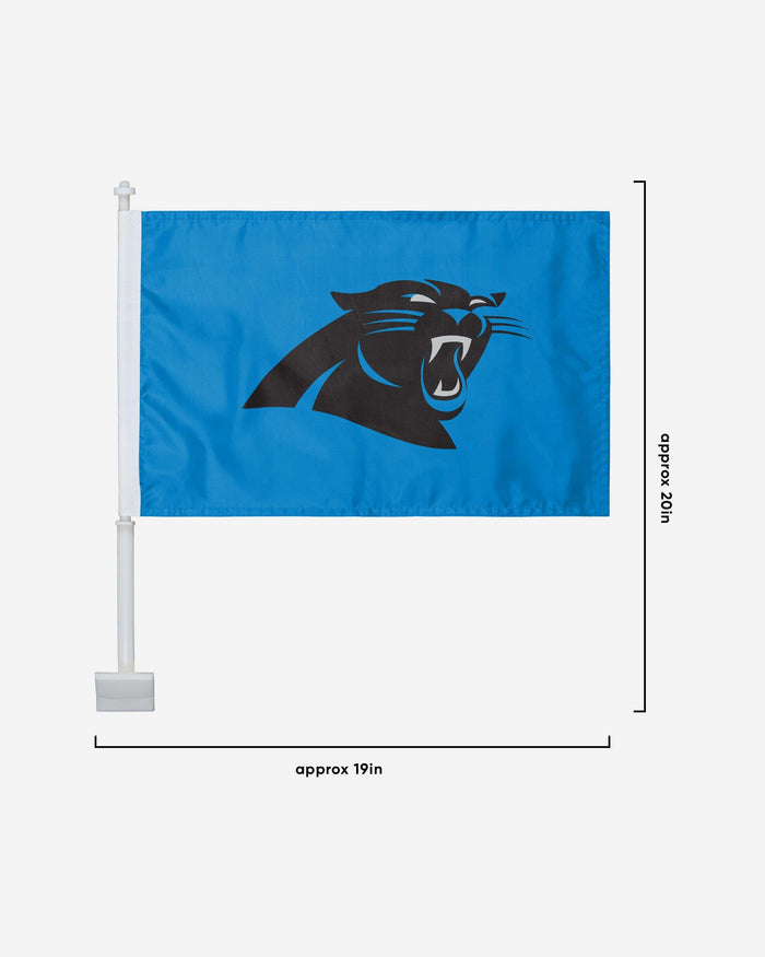 Carolina Panthers 2 Pack Solid Car Flag FOCO - FOCO.com