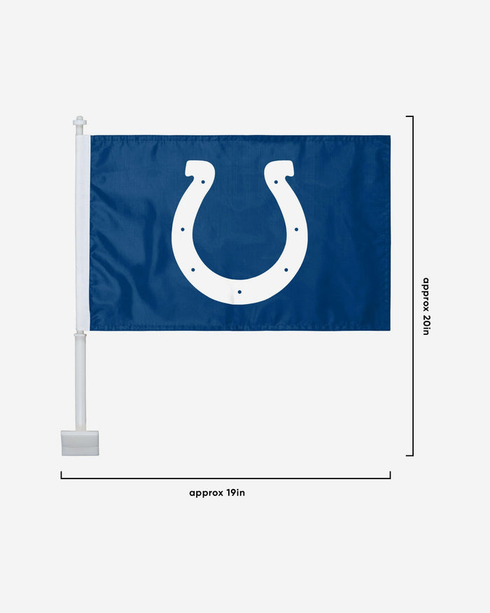 Indianapolis Colts 2 Pack Solid Car Flag FOCO - FOCO.com