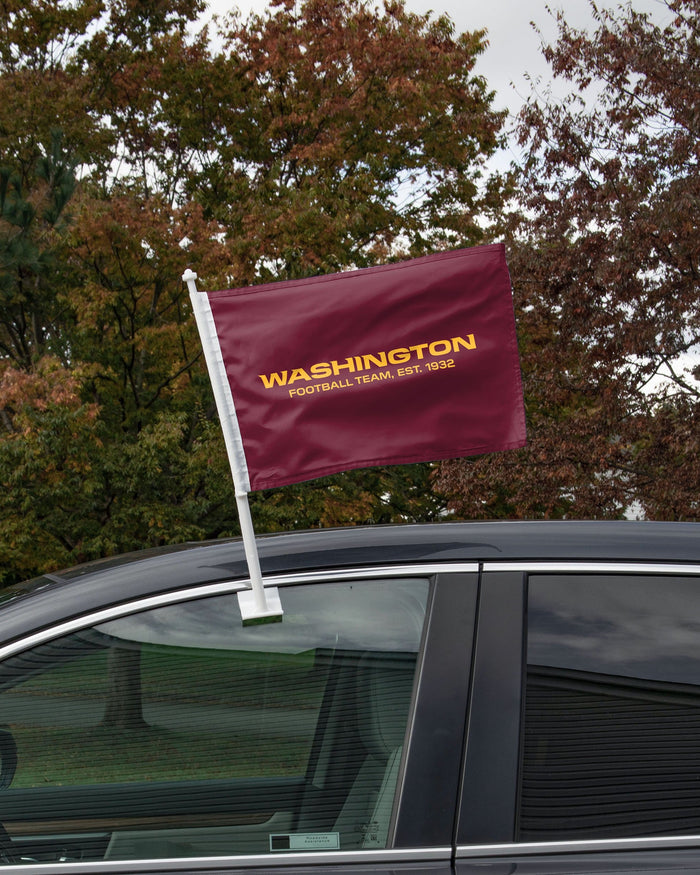 Washington Commanders Original 2 Pack Solid Car Flag FOCO - FOCO.com