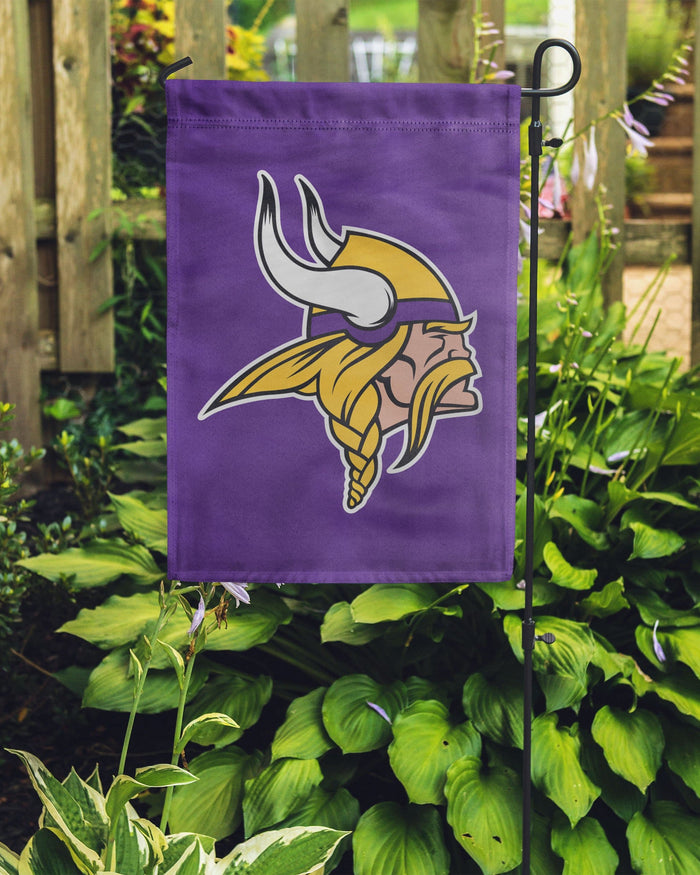 Minnesota Vikings Solid Garden Flag FOCO - FOCO.com