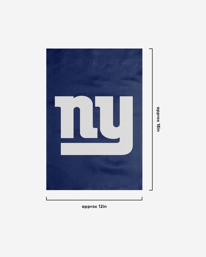 New York Giants Solid Garden Flag FOCO - FOCO.com
