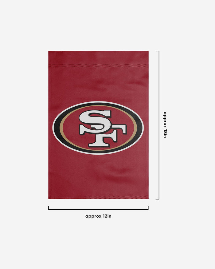 San Francisco 49ers Solid Garden Flag FOCO - FOCO.com