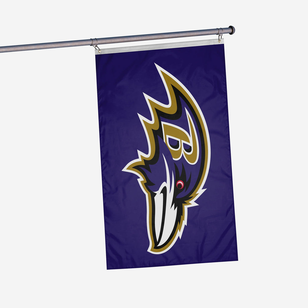 Baltimore Ravens Solid Horizontal Flag FOCO - FOCO.com