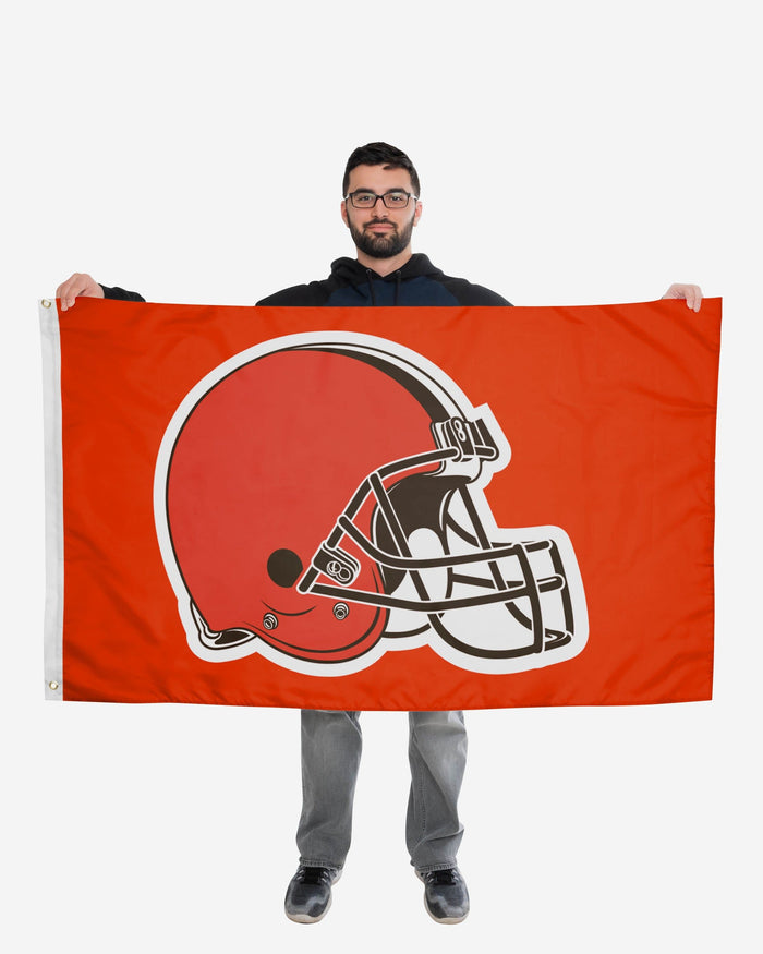 Cleveland Browns Solid Horizontal Flag FOCO - FOCO.com