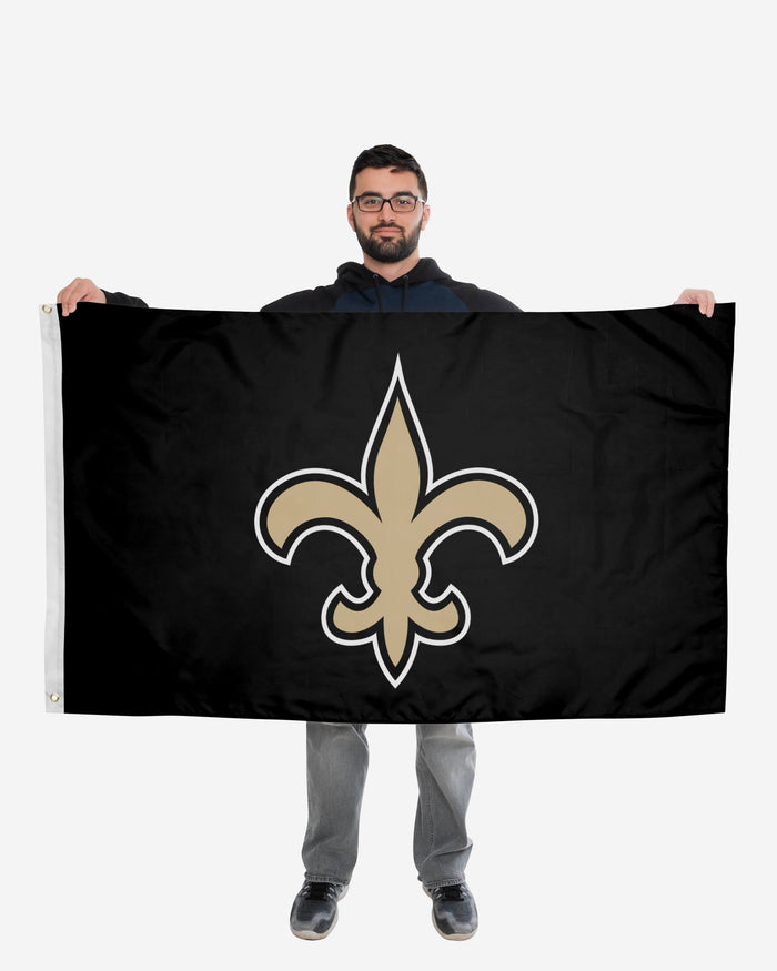 New Orleans Saints Solid Horizontal Flag FOCO - FOCO.com