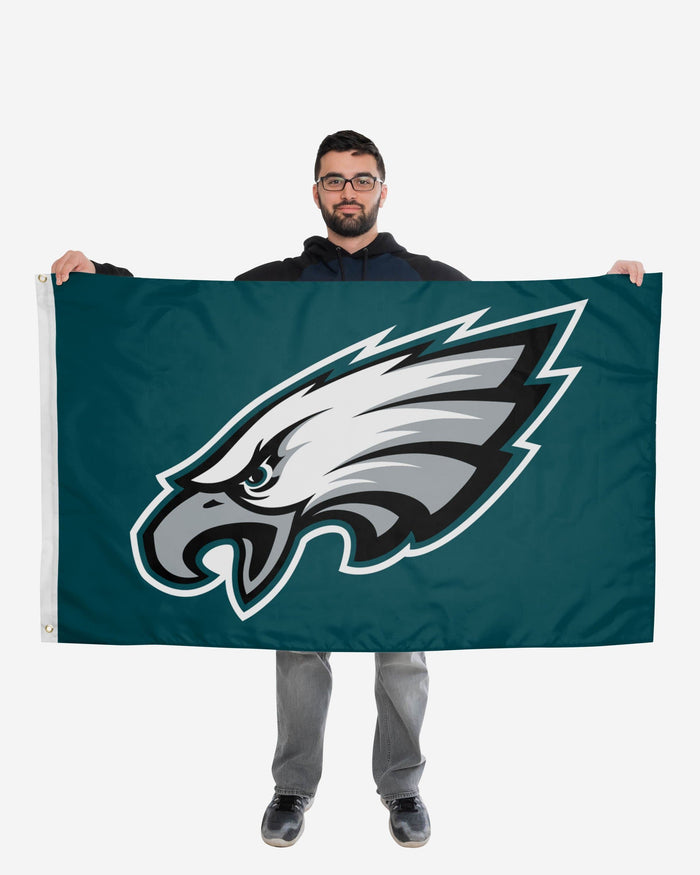 Philadelphia Eagles Solid Horizontal Flag FOCO - FOCO.com