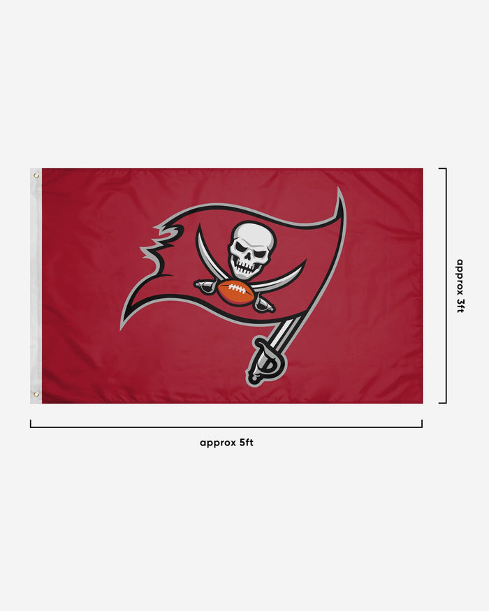 Tampa Bay Buccaneers Solid Horizontal Flag FOCO - FOCO.com