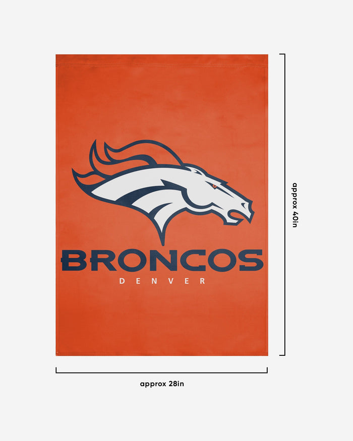 Denver Broncos Solid Vertical Flag FOCO - FOCO.com