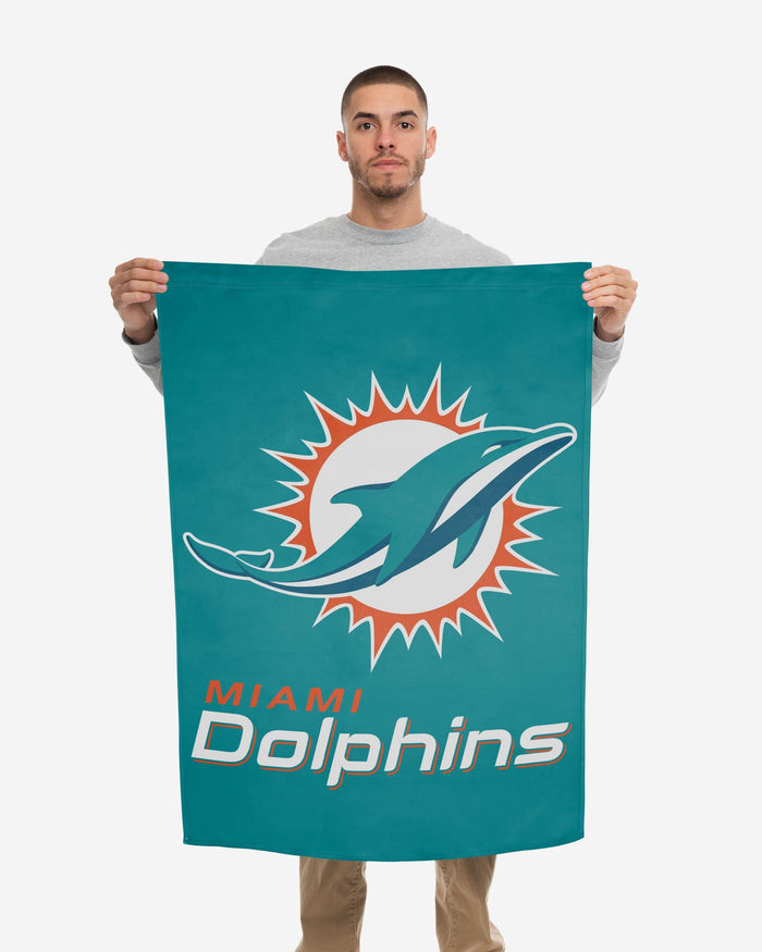 Miami Dolphins Solid Vertical Flag FOCO - FOCO.com
