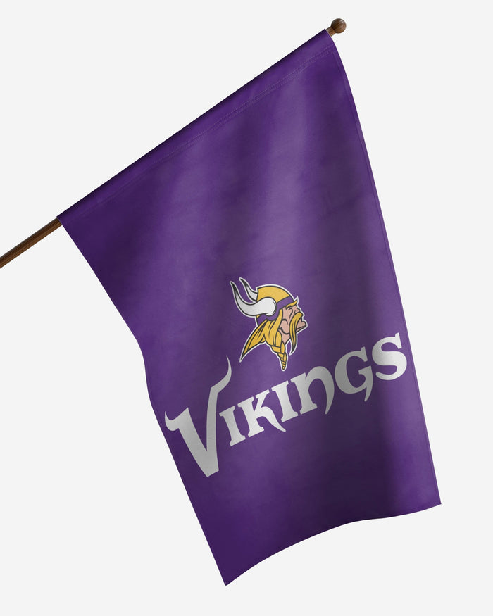 Minnesota Vikings Solid Vertical Flag FOCO - FOCO.com