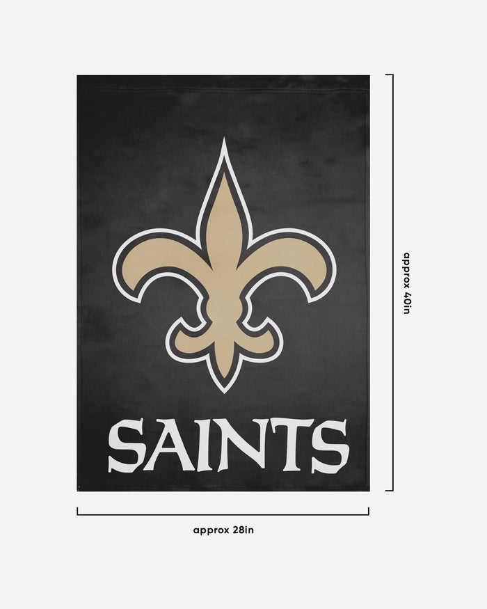 New Orleans Saints Solid Vertical Flag FOCO - FOCO.com