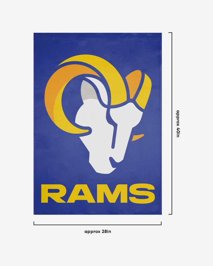 Los Angeles Rams Solid Vertical Flag FOCO - FOCO.com