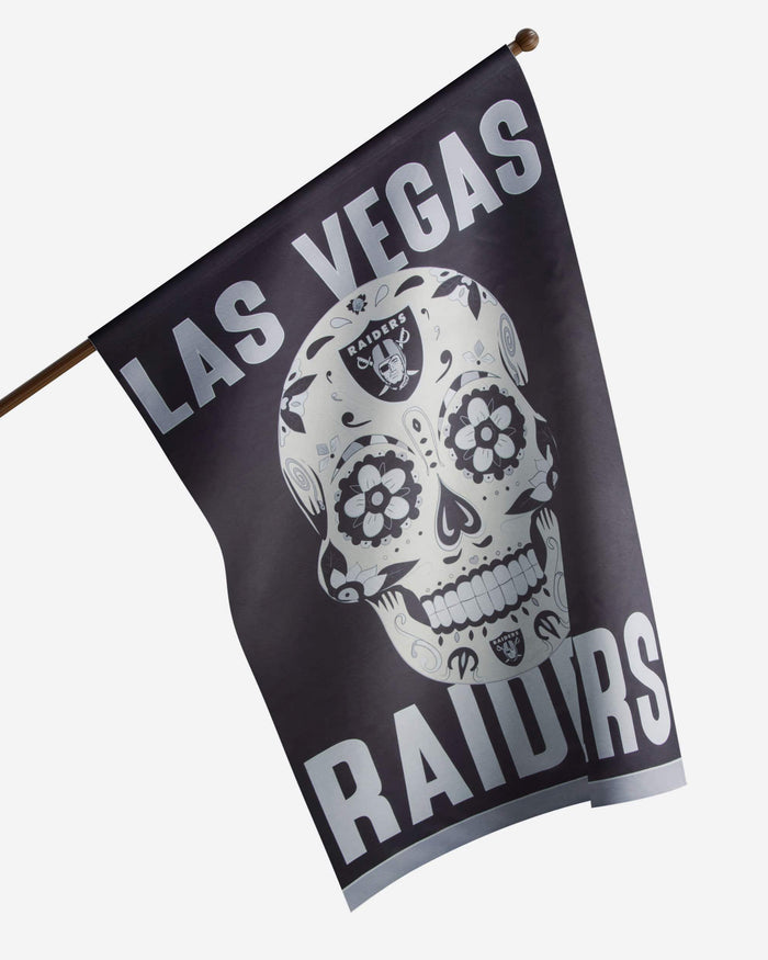 Las Vegas Raiders Day Of The Dead Vertical Flag FOCO - FOCO.com