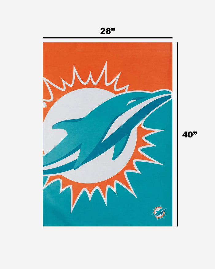 Miami Dolphins Vertical Flag FOCO - FOCO.com