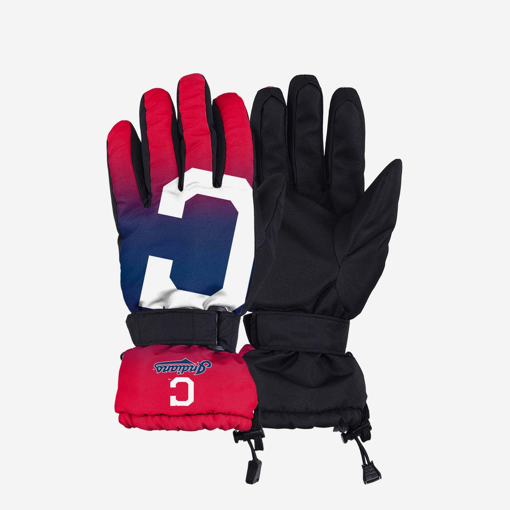 Cleveland Guardians Big Logo Insulated Gloves FOCO S/M - FOCO.com