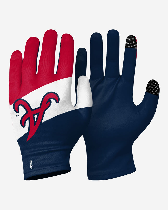 Atlanta Braves 2 Pack Reusable Stretch Gloves FOCO - FOCO.com