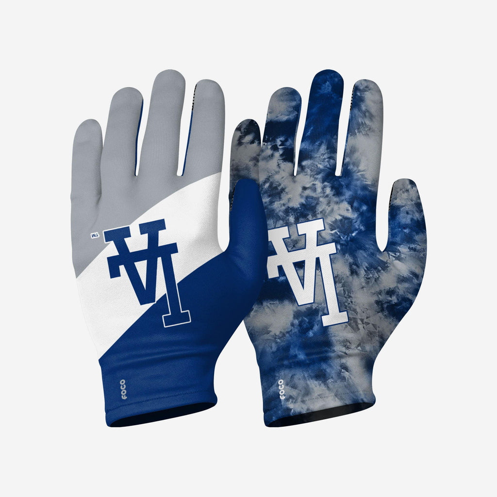 Los Angeles Dodgers 2 Pack Reusable Stretch Gloves FOCO S/M - FOCO.com