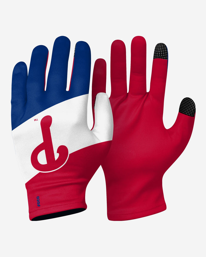 Philadelphia Phillies 2 Pack Reusable Stretch Gloves FOCO - FOCO.com