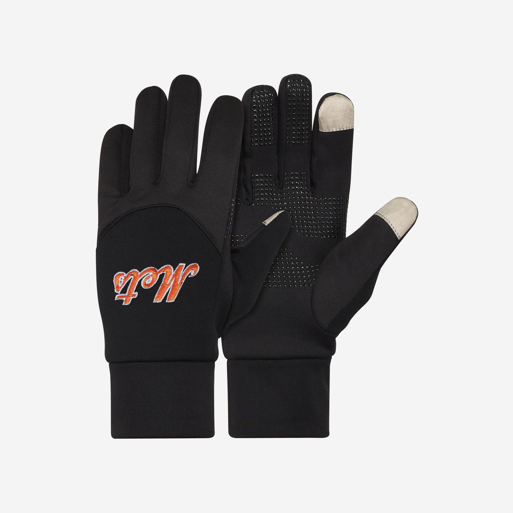 New York Mets Wordmark Neoprene Texting Gloves FOCO - FOCO.com