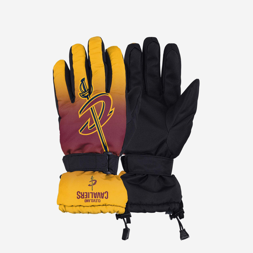 Cleveland Cavaliers Gradient Big Logo Insulated Gloves FOCO S/M - FOCO.com
