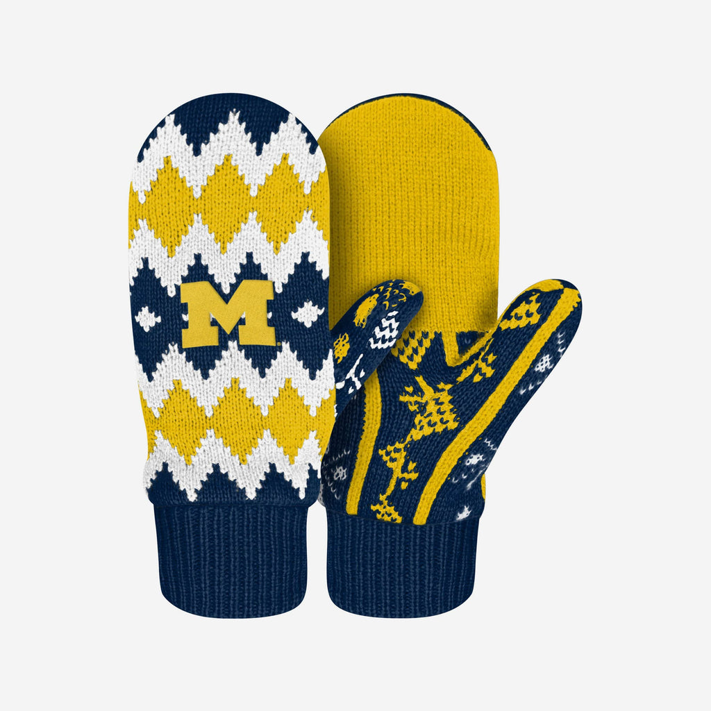 Michigan Wolverines Mittens FOCO - FOCO.com