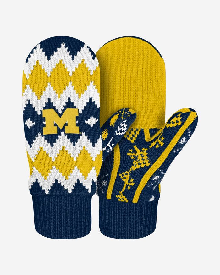 Michigan Wolverines Mittens FOCO - FOCO.com