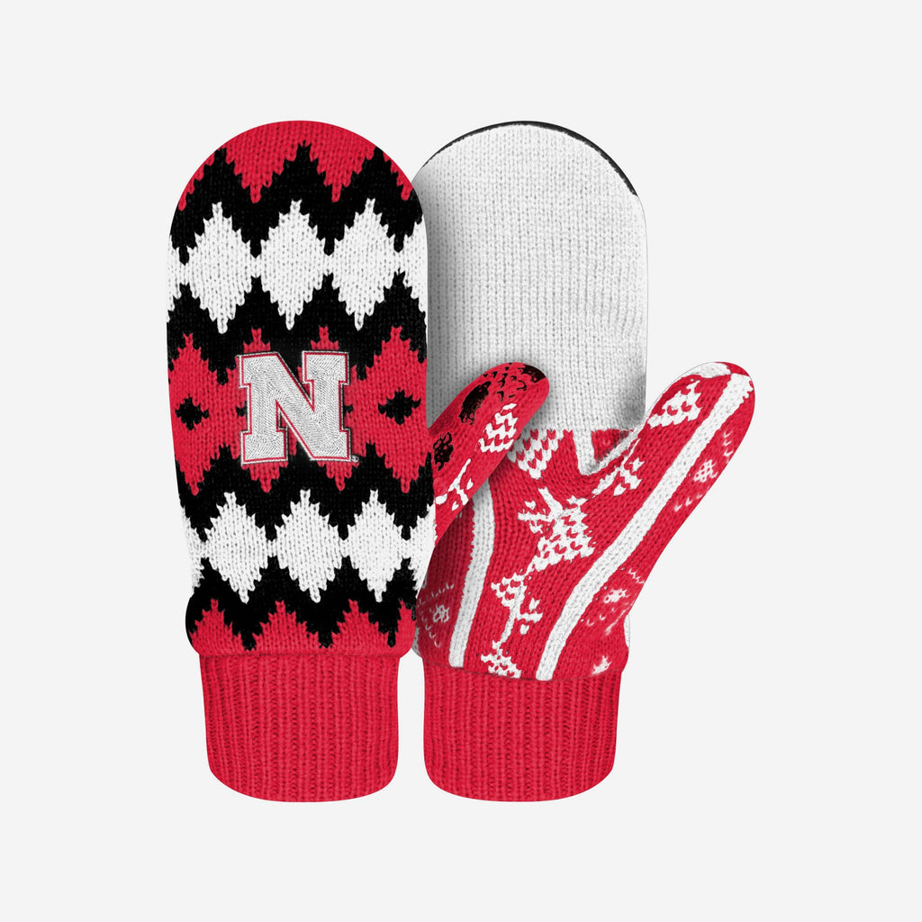 Nebraska Cornhuskers Mittens FOCO - FOCO.com