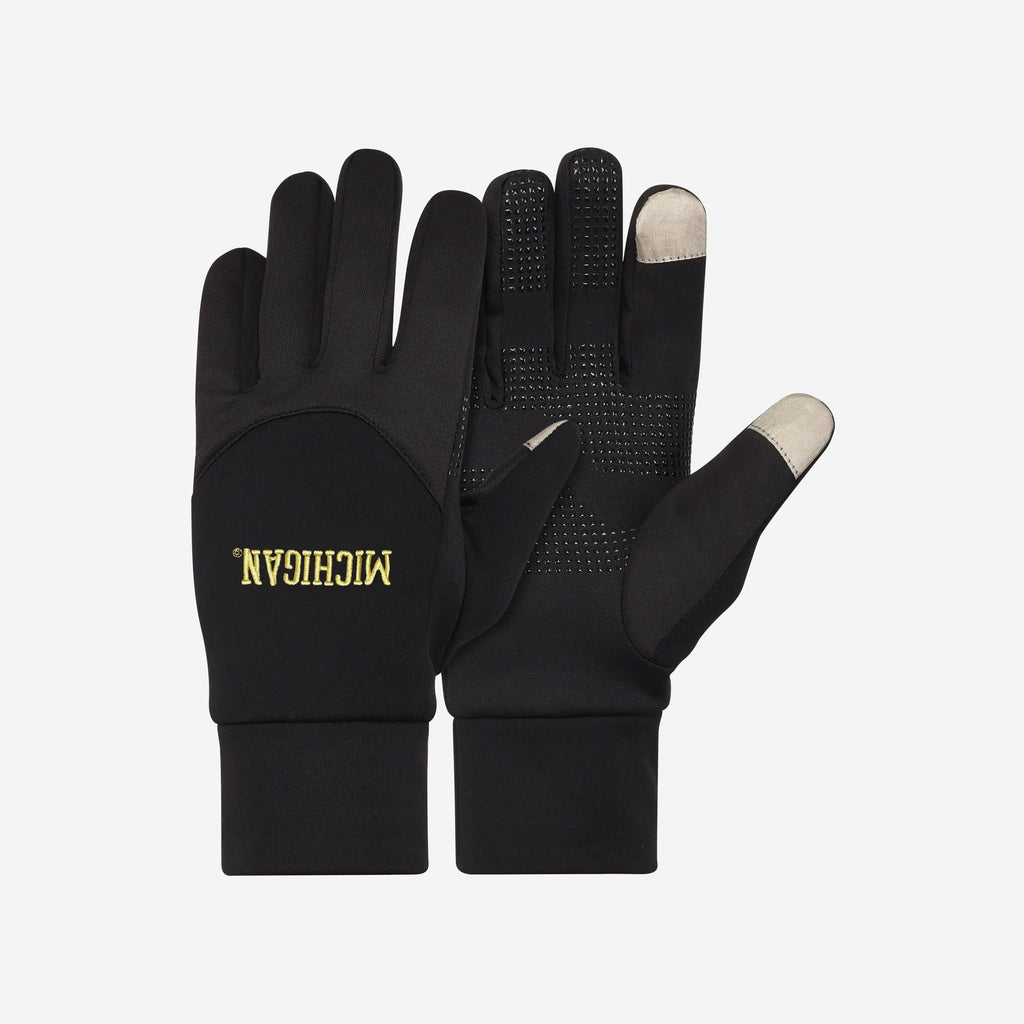 Michigan Wolverines Wordmark Neoprene Texting Gloves FOCO - FOCO.com
